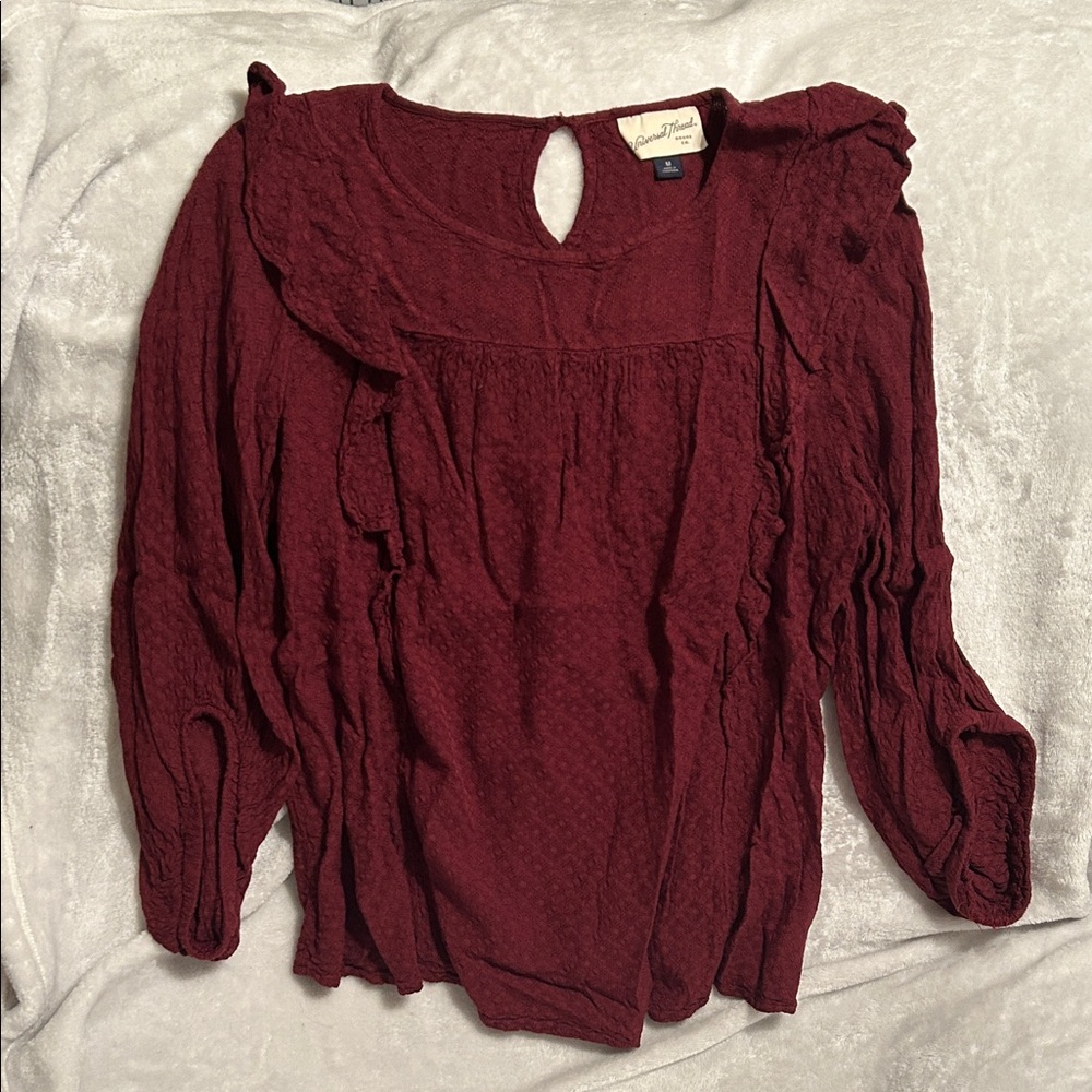 Universal Thread Maroon Blouse